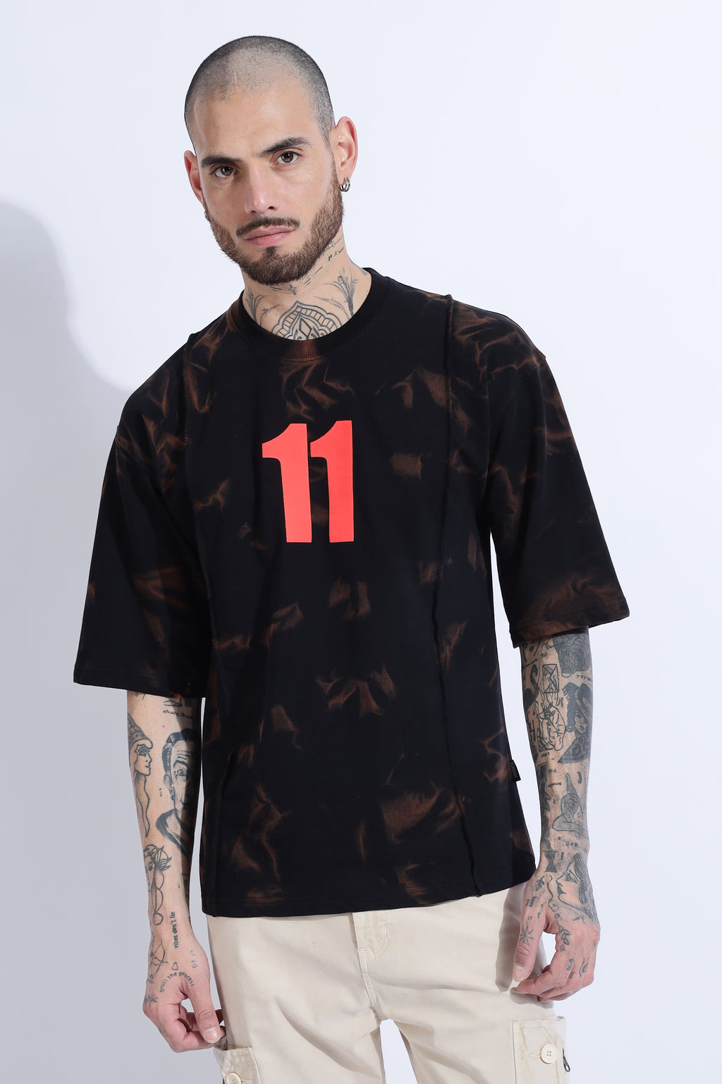 Oversized Unisex High Sleeve T-shirt