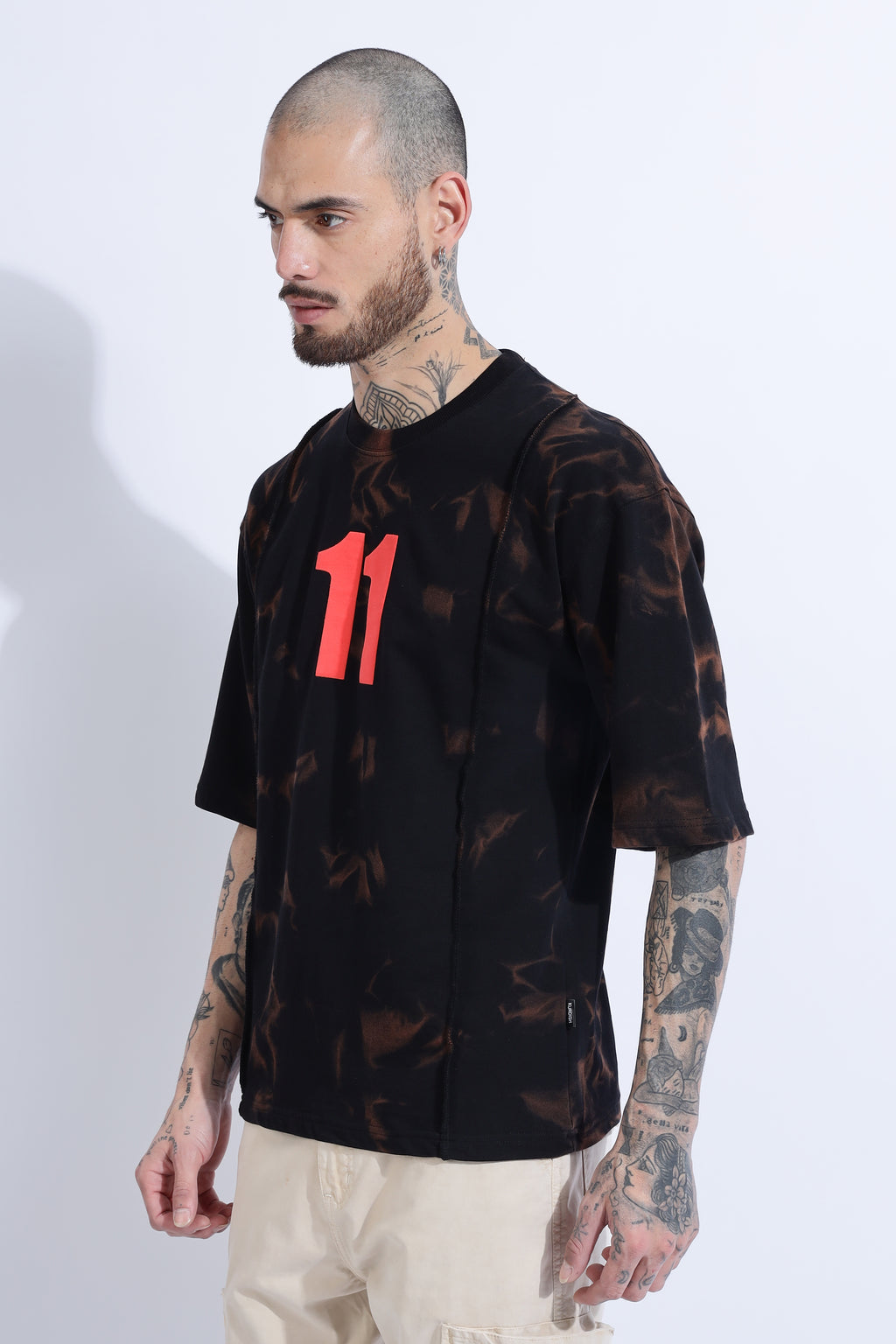 Oversized Unisex High Sleeve T-shirt