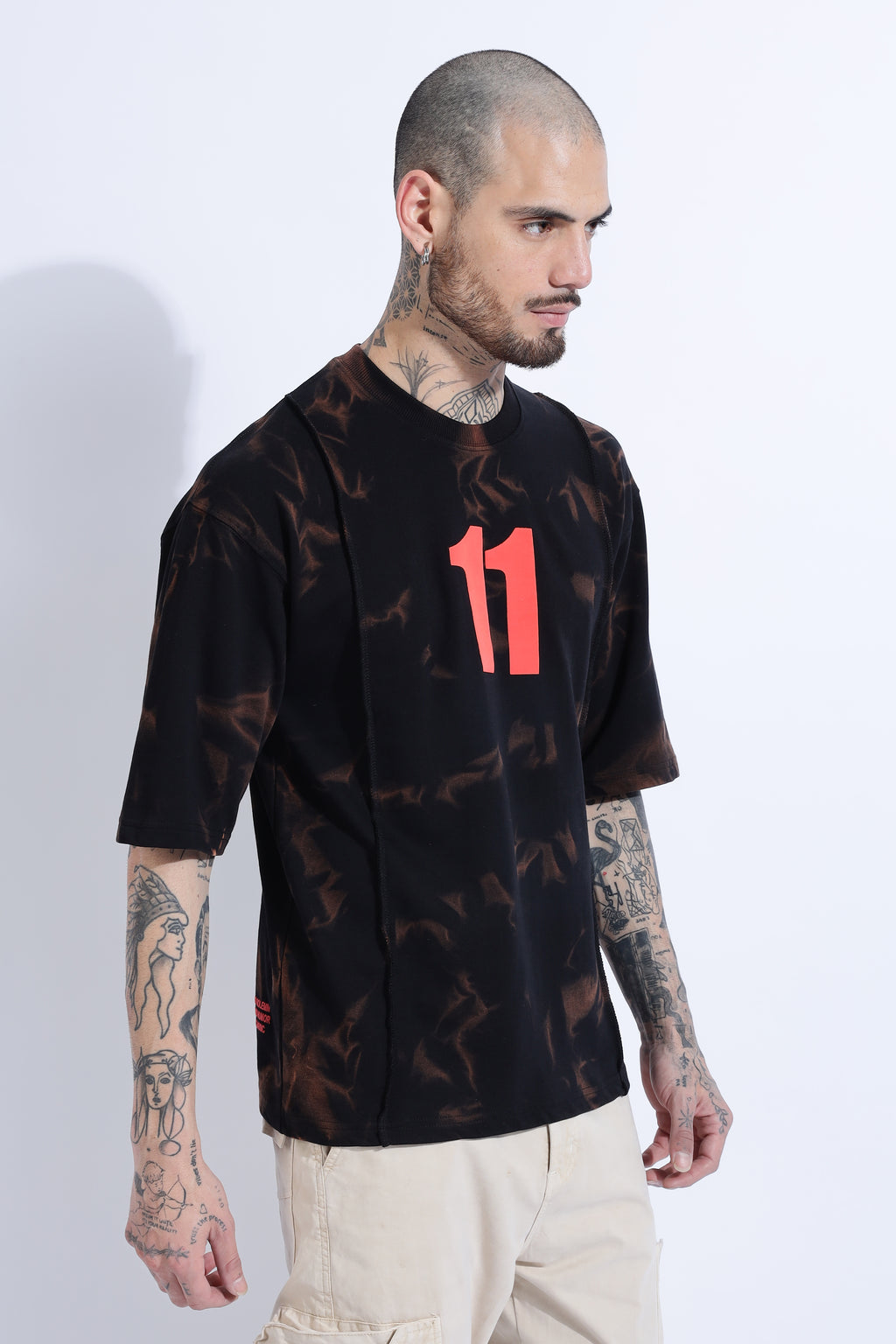 Oversized Unisex High Sleeve T-shirt