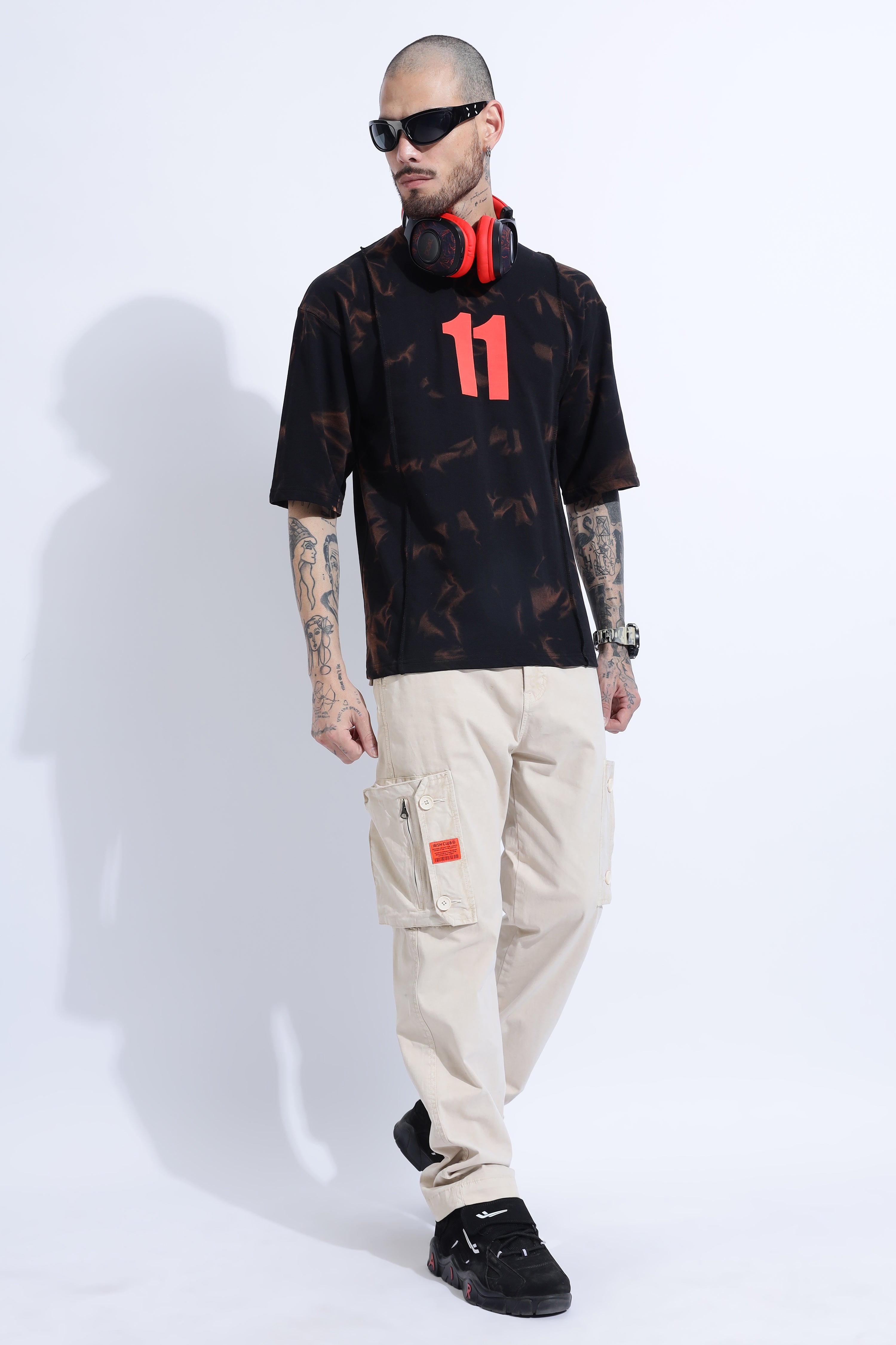 Oversized Unisex High Sleeve T-shirt