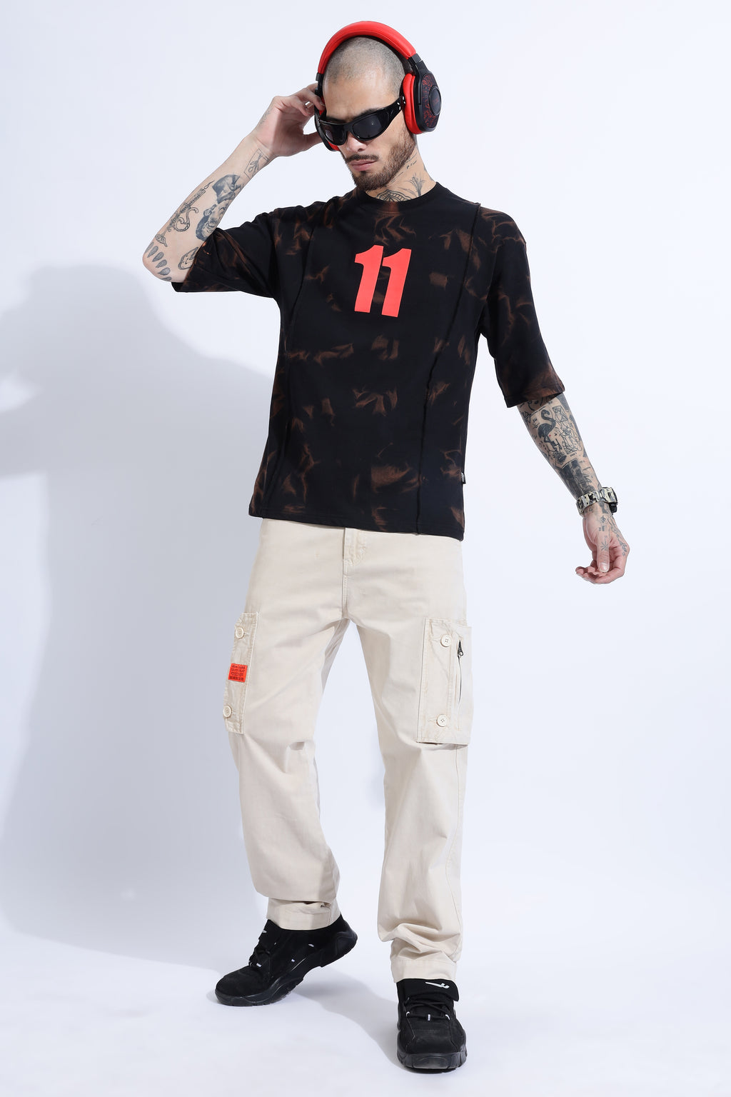 Oversized Unisex High Sleeve T-shirt