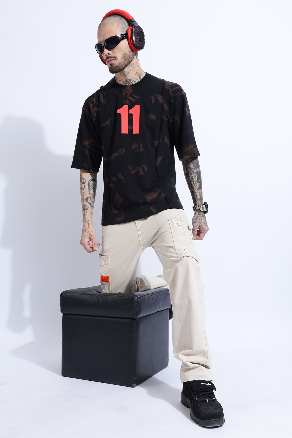 Oversized Unisex High Sleeve T-shirt