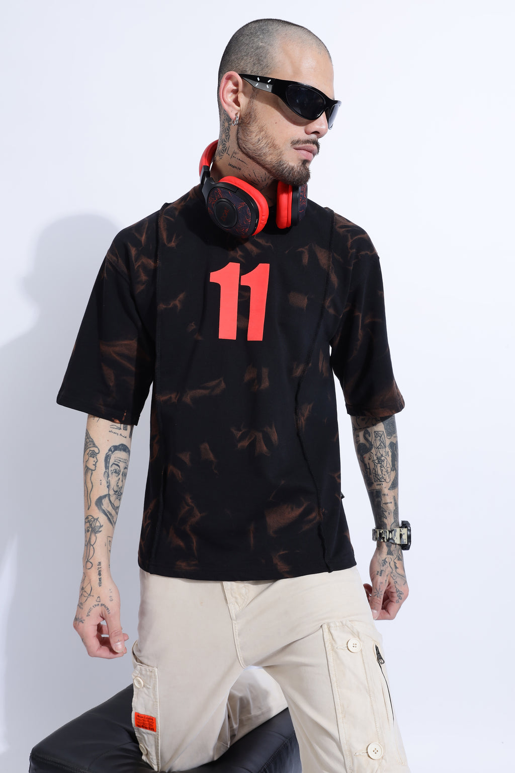 Oversized Unisex High Sleeve T-shirt