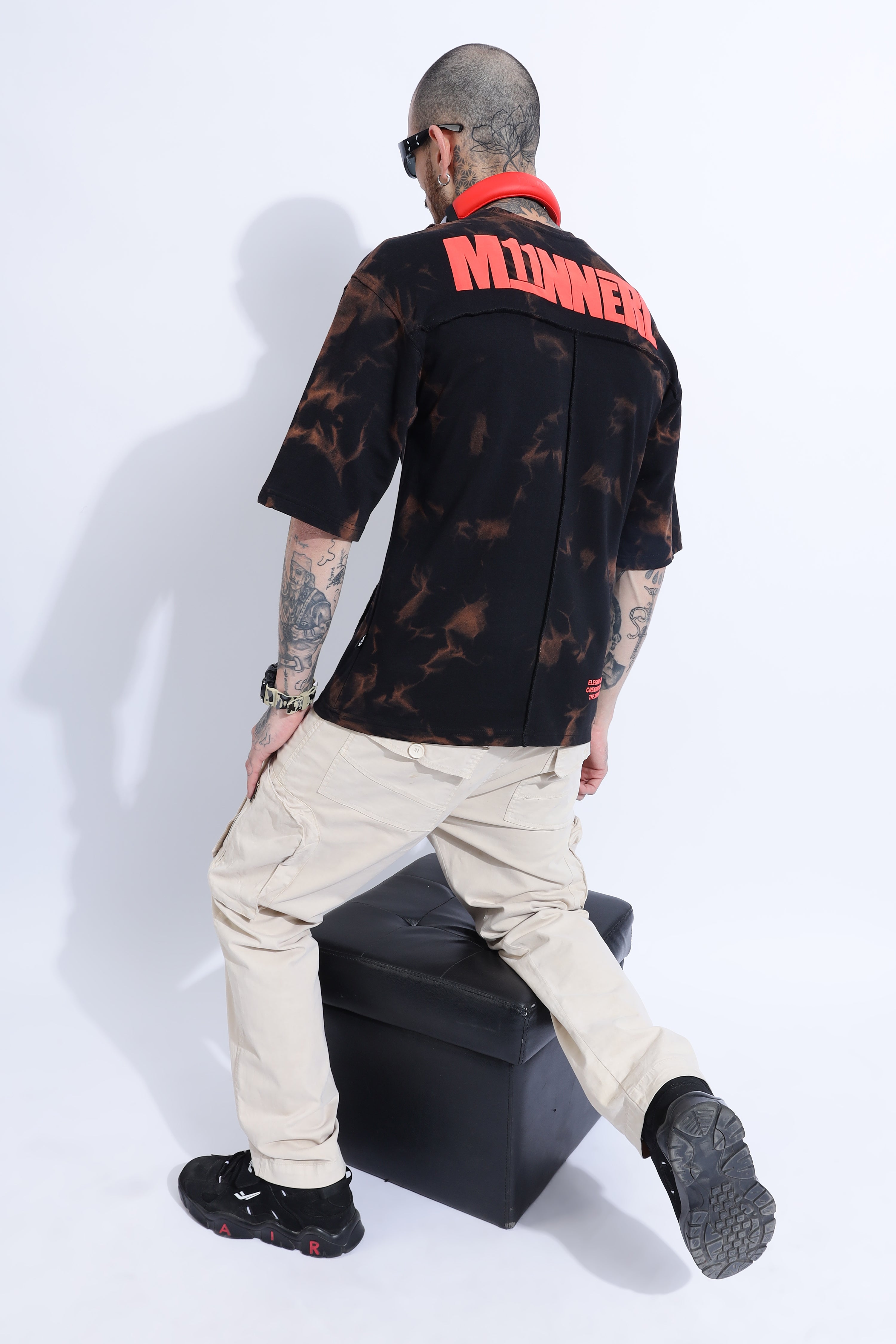 Oversized Unisex High Sleeve T-shirt