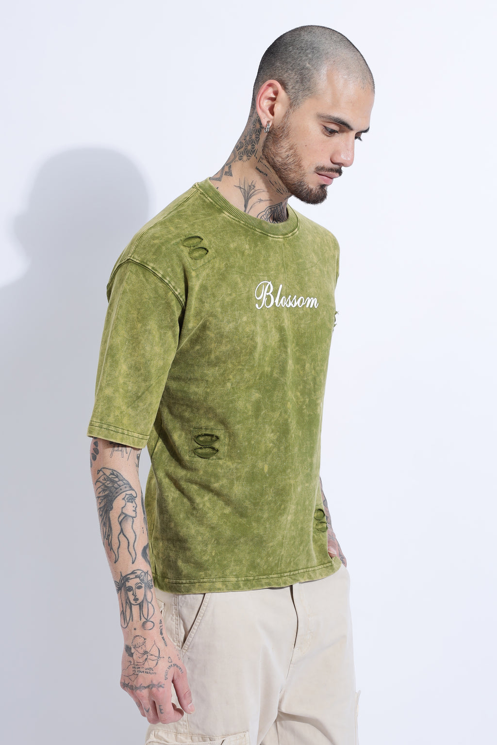 Oversized Unisex High Sleeve T-shirt
