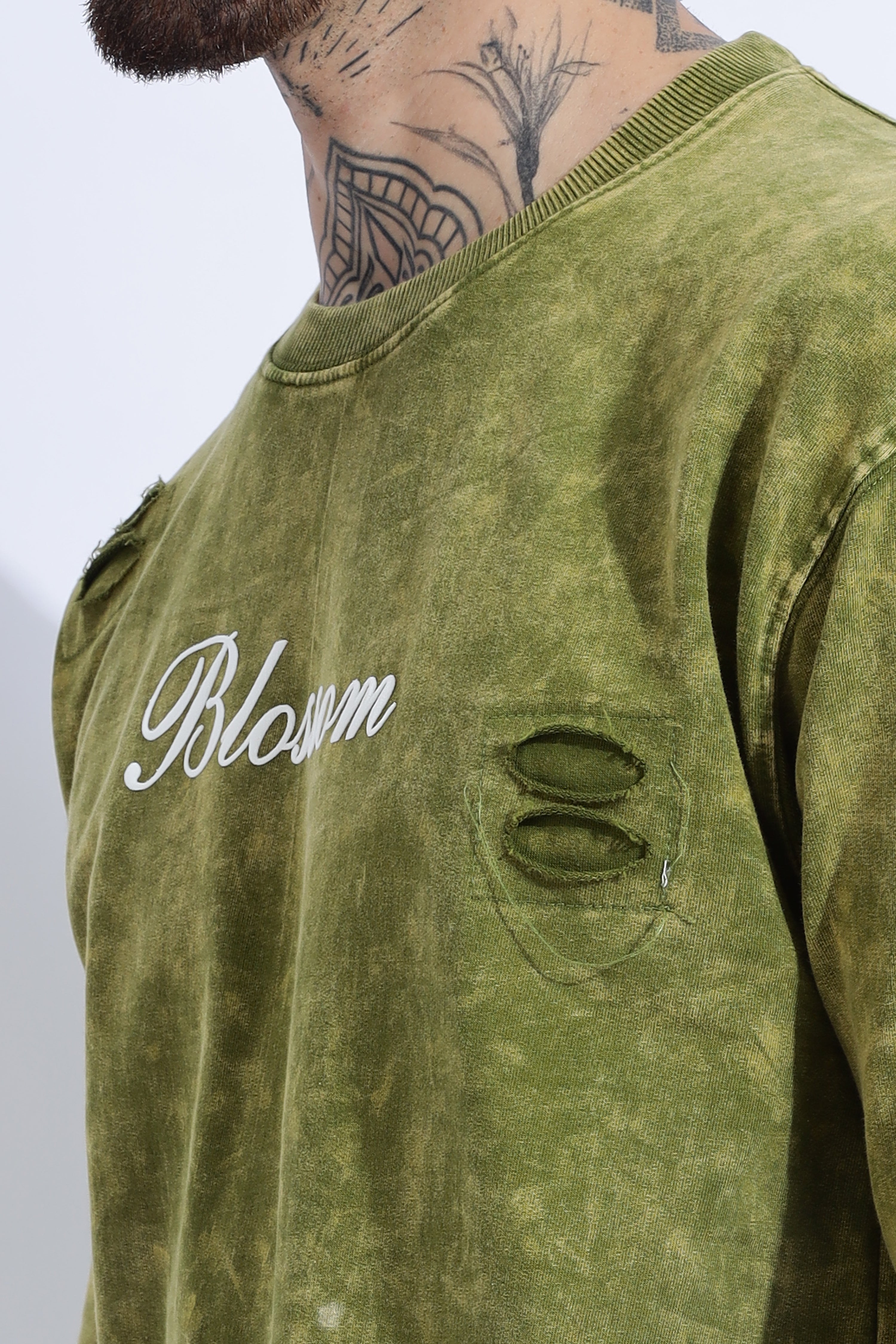 Oversized Unisex High Sleeve T-shirt