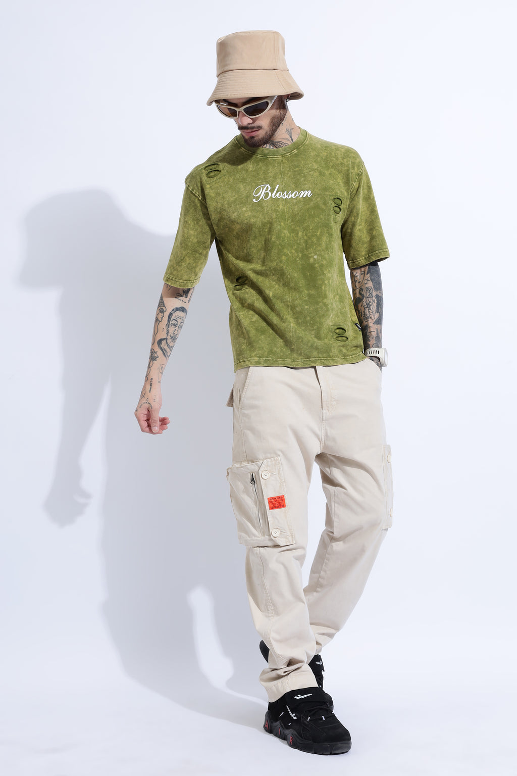 Oversized Unisex High Sleeve T-shirt