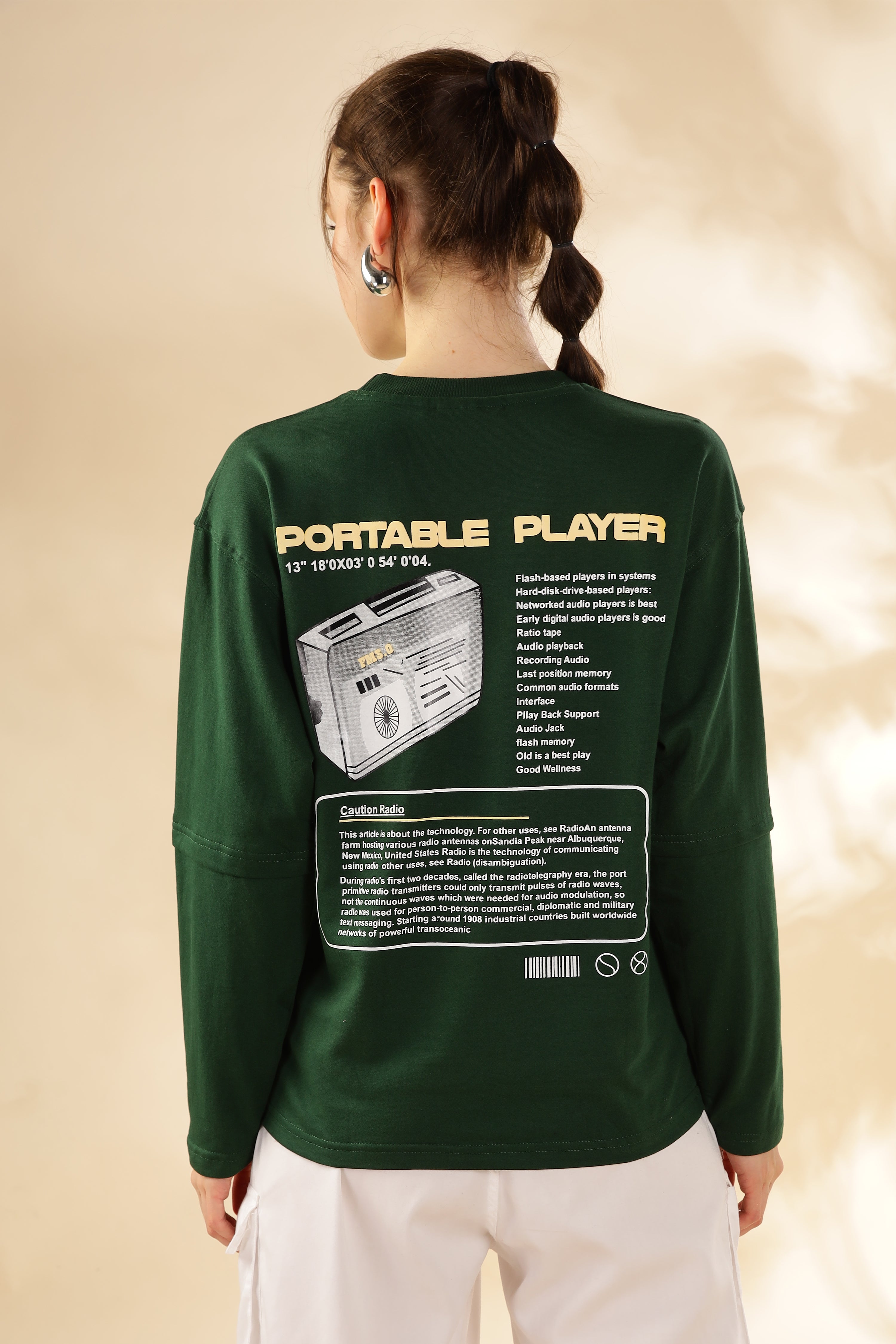 Full sleeve T-shirt Loopknit | Unisex