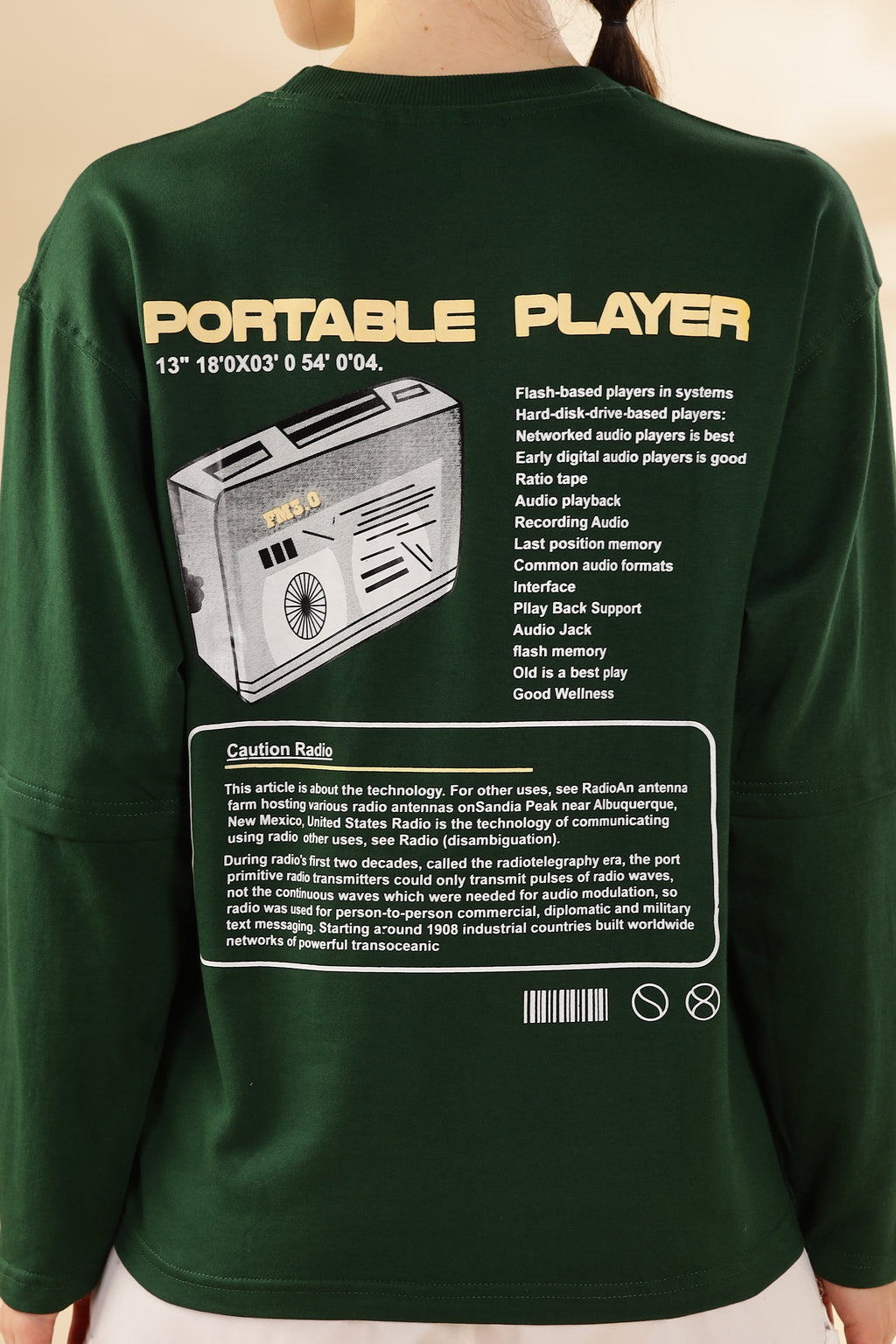 Full sleeve T-shirt Loopknit | Unisex