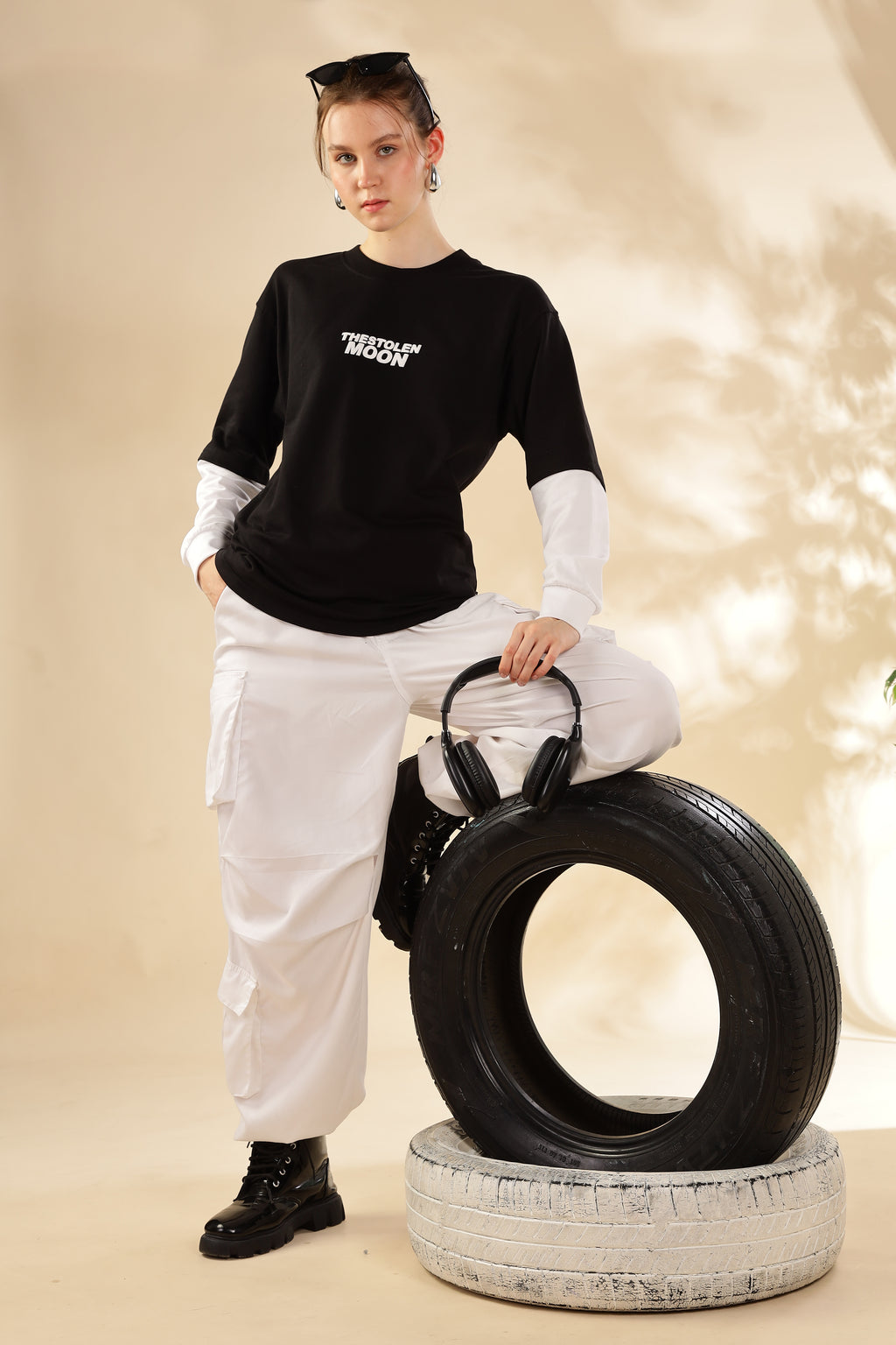 Doctor sleeve T-shirt Loopknit | Unisex