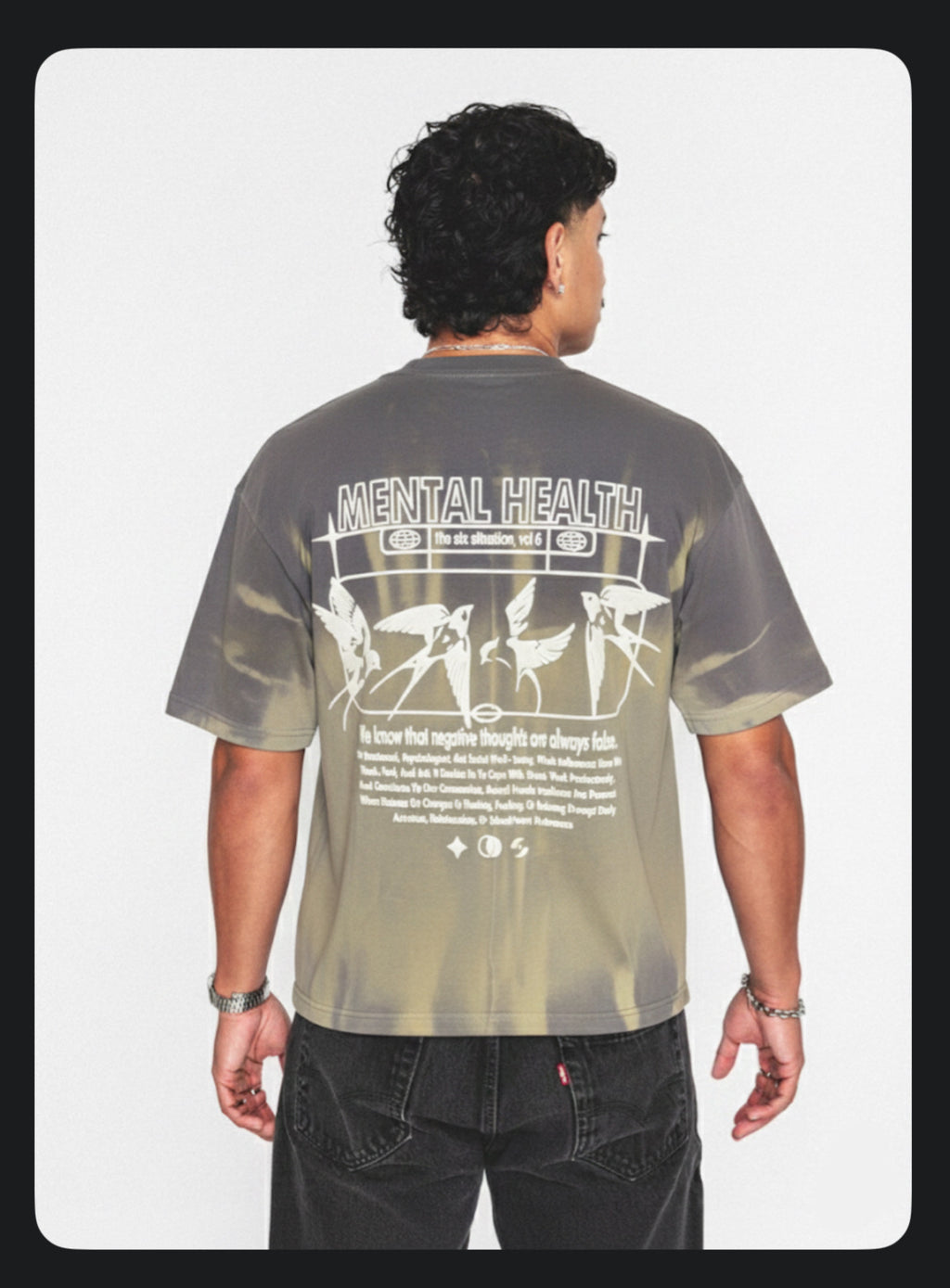 Acid wash oversized Tshirt