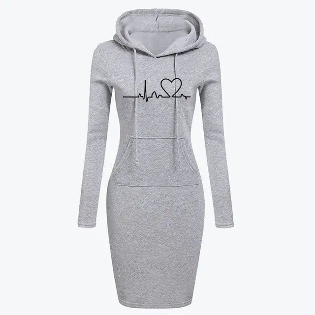 Autumn Winter Women's Long-Sleeved Hoodie