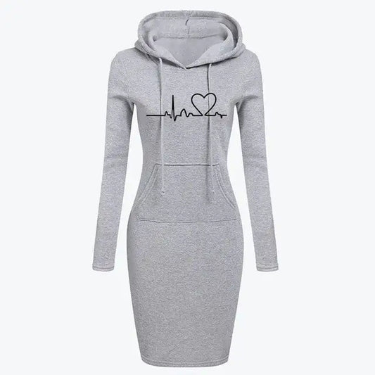 Autumn Winter Women's Long-Sleeved Hoodie
